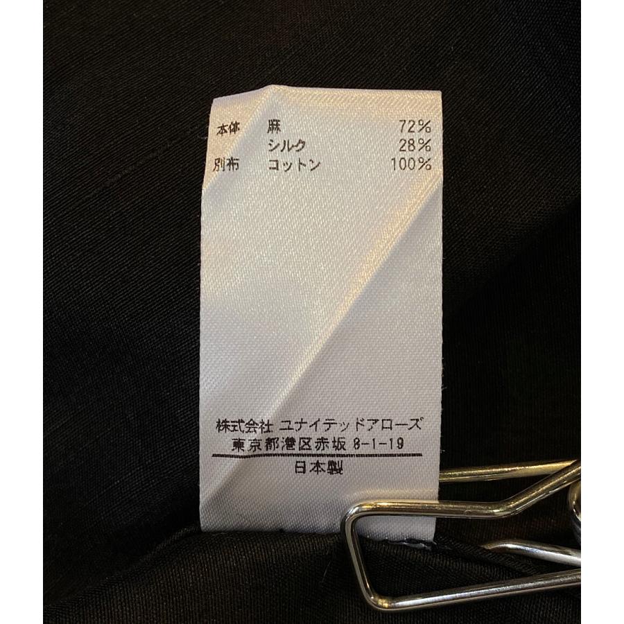 ブラミンク ノースリーブワンピース リネンシルク混 7926-230-0294