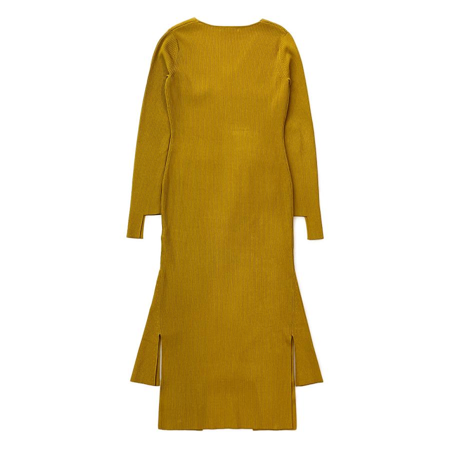 アンスリード リブワンピース ロング マスタードイエロー 521750300601  