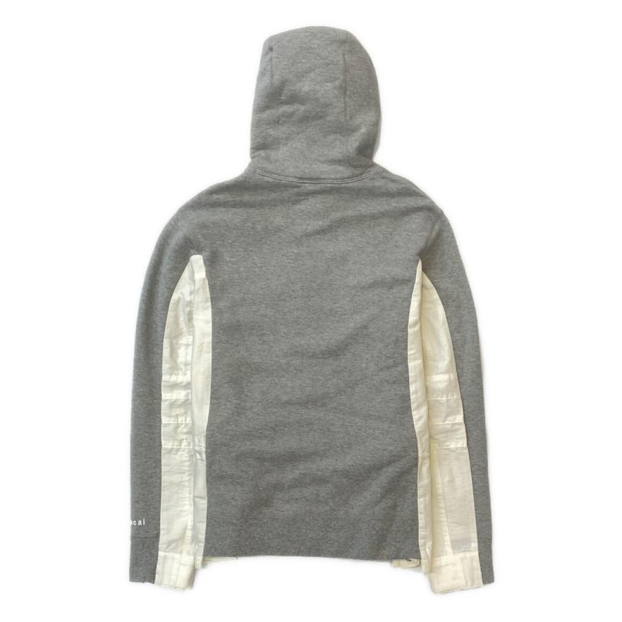 美品 サカイ ナイキ パーカー NIKEコラボフーディ グレー 20 美品 サカイ ナイキ パーカー NIKEコラボフーディ グレー 20