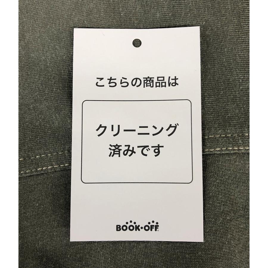 アンスクリア フットボールTシャツ Vネック オリーブ 2021ss I21SS