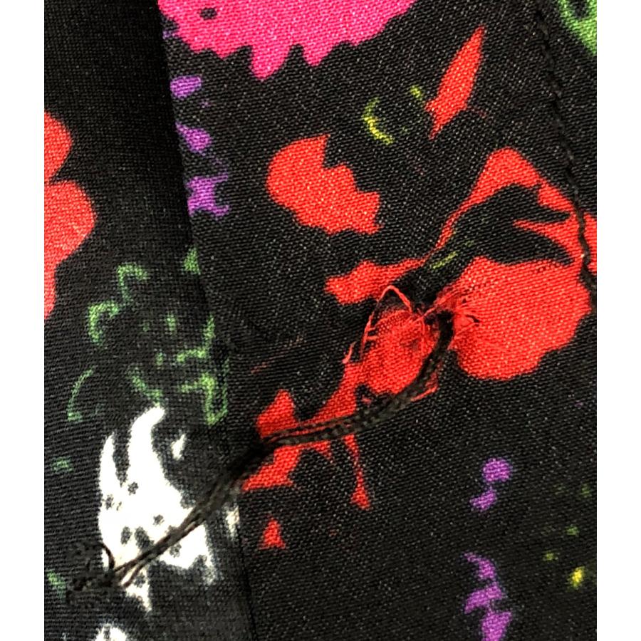 Hysterics 花柄 半袖ワンピース ヒステリックグラマー 花柄ワンピース オープンカラー 半袖 01172AO03
