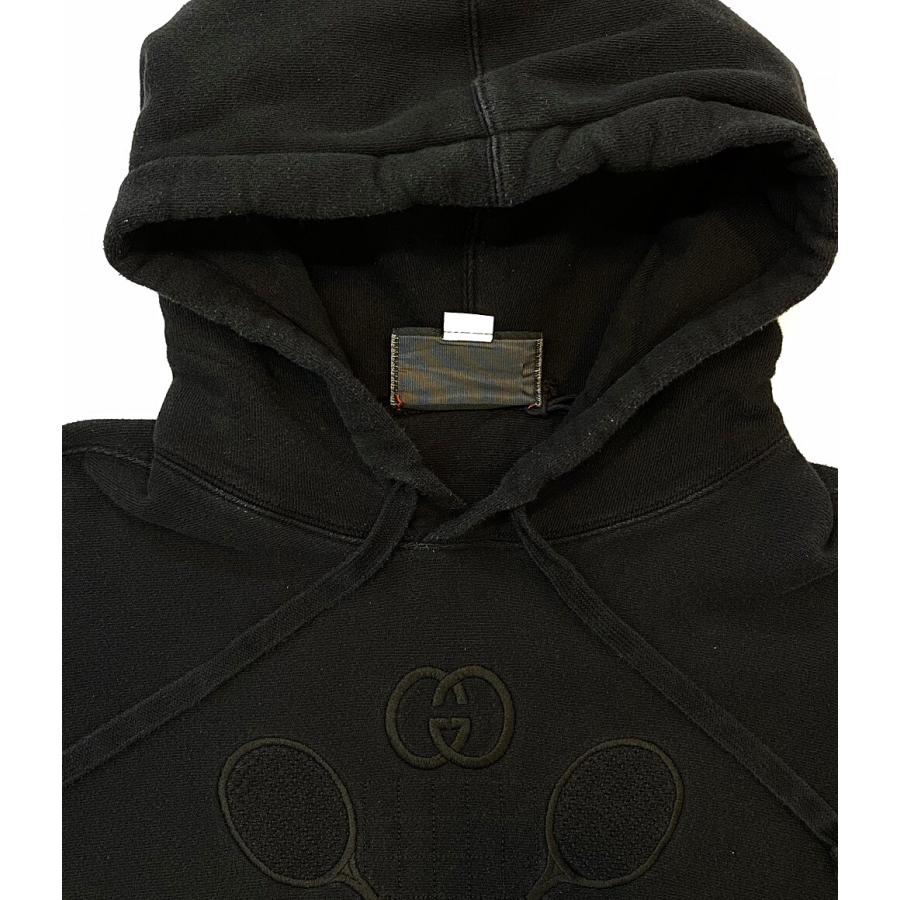 GUCCI  パーカーワンピース　黒　高級クリーニング済 GUCCI パーカーワンピース黒高級クリーニング済