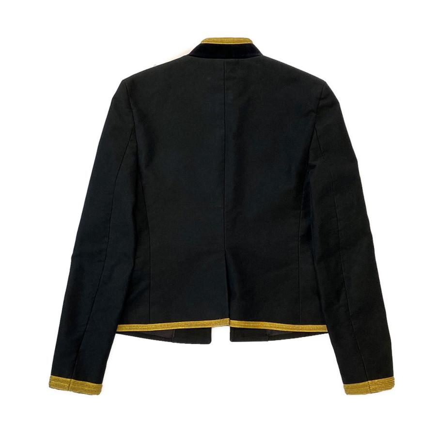 【フランス製】【36】YVES SAINT LAUREN ノーカラージャケット YVES SAINT LAURENT ノーカラージャケット レディース SIZE 36 (S