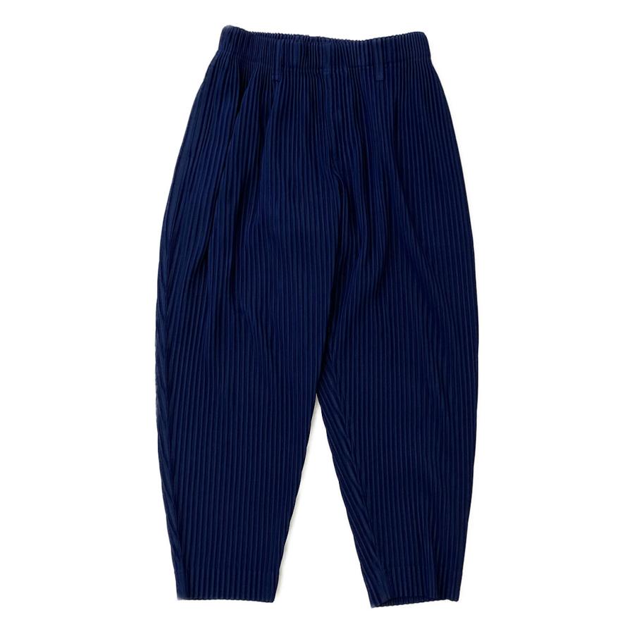 HOMME PLISSE ISSEY MIYAKE パンツ ネイビー1