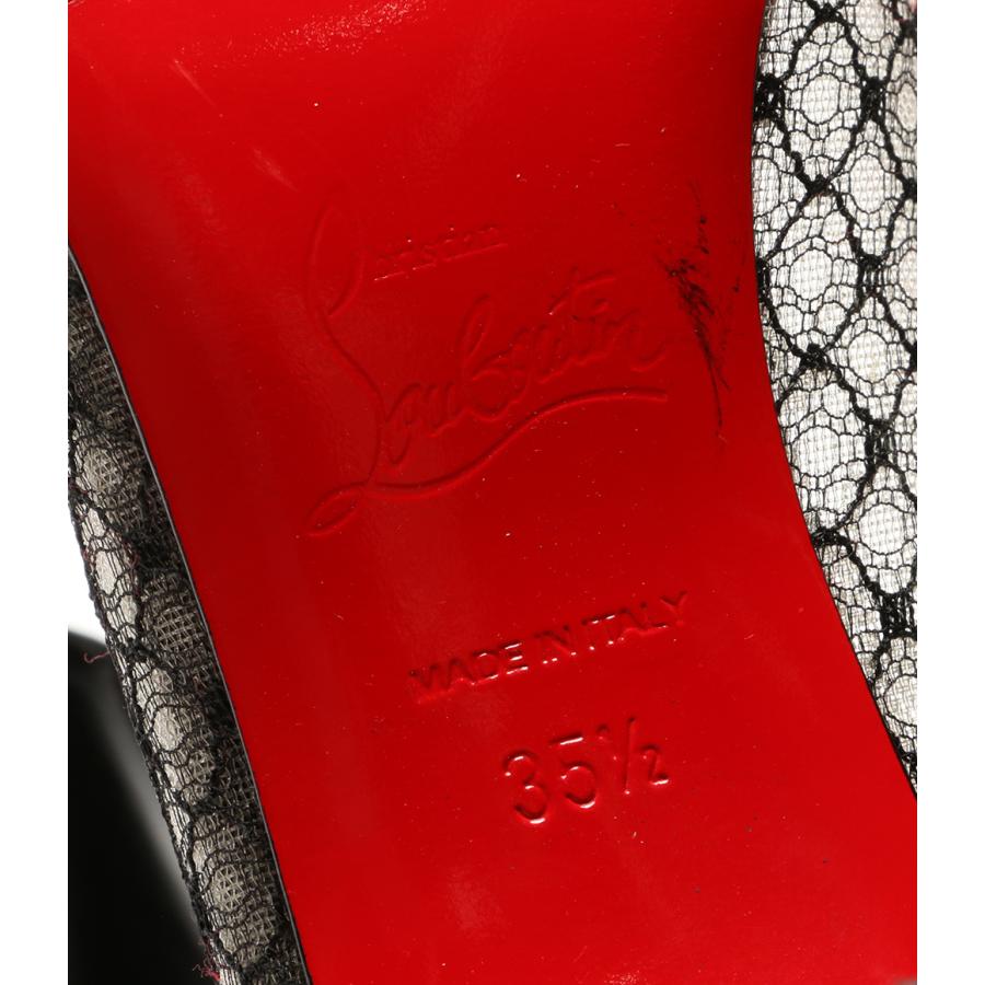 ルブタン　35 1/2 クリスチャンルブタン パンプス レース レディース SIZE 35 1/2