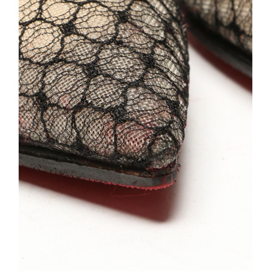 ルブタン　35 1/2 クリスチャンルブタン パンプス レース レディース SIZE 35 1/2