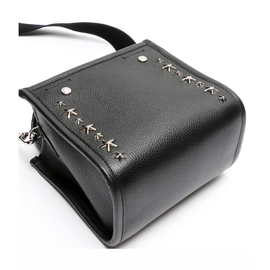 ジミーチュウ 2way バッグ ブラック スタッズ レディース SIZE - JIMMY