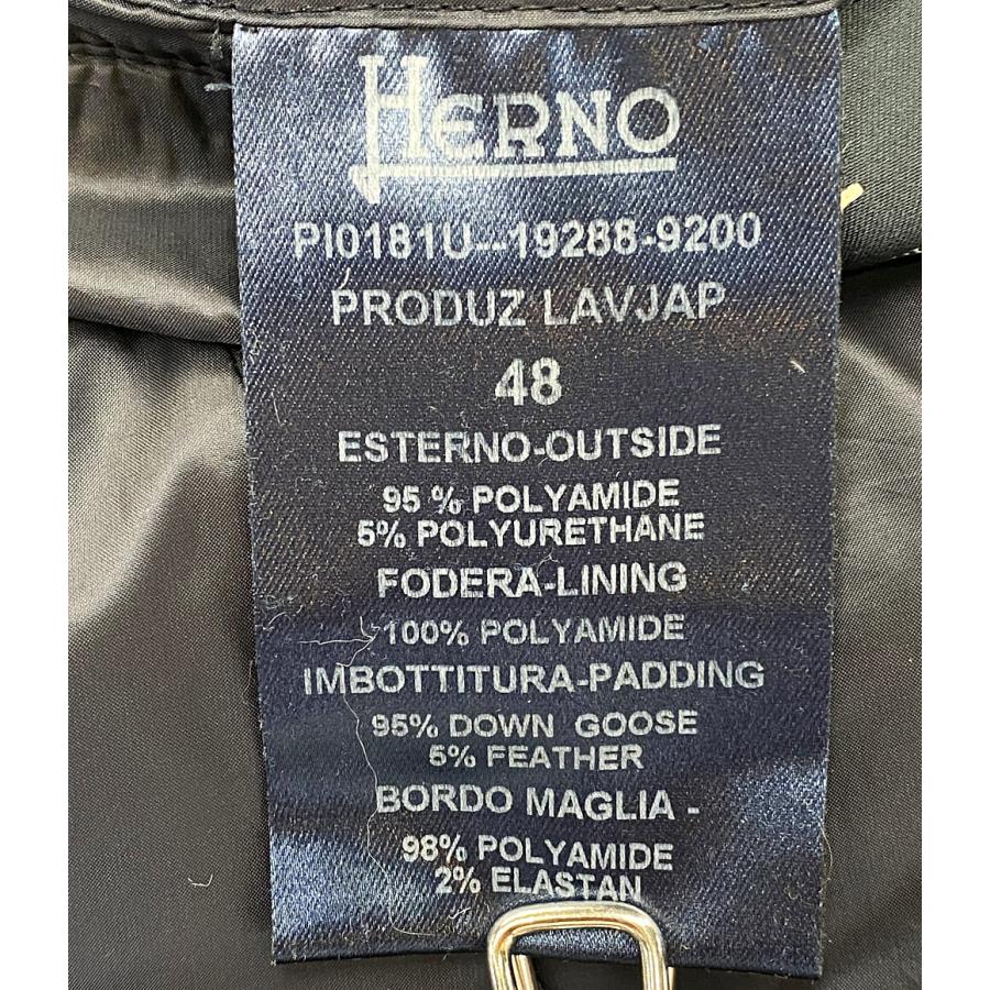 ヘルノ ダウンジャケット ネイビー N-3B メンズ SIZE 48 HERNO 中古