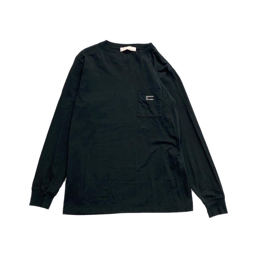 ボーダーズ アット バルコニー 長袖Tシャツ ブラック BA2121-2B-01 