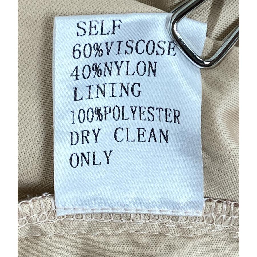 タダシショージ ノースリーブワンピース ピンク 刺繍 レース