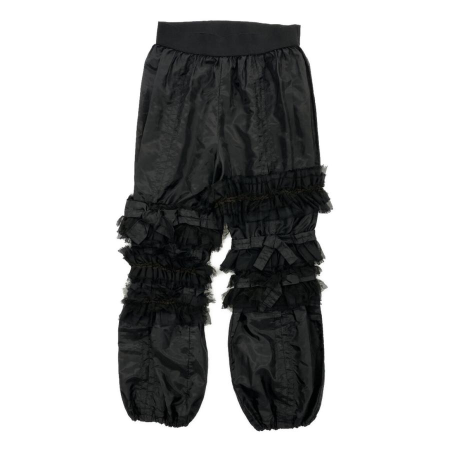 コムデギャルソン●ウールレースパンツ●ブラックパンツ コムデギャルソンコムデギャルソン COMME des GARCONS COMME des