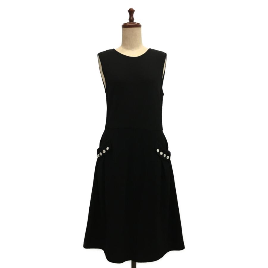 FOXEY NEW YORK フォクシー　ノースリーブワンピース サイズ40 フォクシー ノースリーブワンピース ブラック 36968 レディース SIZE