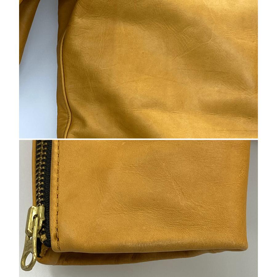 〈お値下げ〉vanson レザー ジャケット 36 イエロー/ブラック お値下げ〉vanson レザー ジャケット 36 イエロー/ブラック