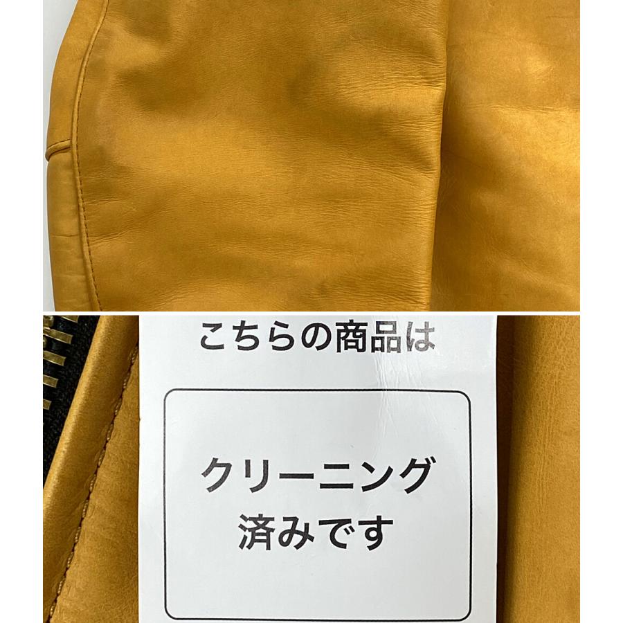 個体数が少ないvanson イエローレザージャケット 36 個体数が少ないvanson イエローレザージャケット 36 - メルカリ