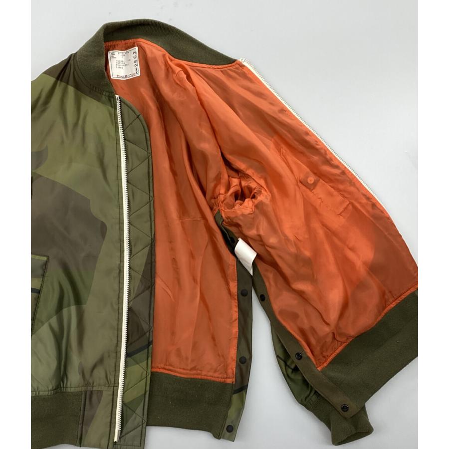 サカイ ブルゾン KAWS 迷彩MA-1 21AW メンズ SIZE 2 sacai 中古