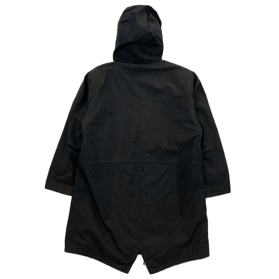 バーバリーブラックレーベル コート ライナー付き モッズ ブラック メンズ SIZE L BURBERRY BLACK LABEL 中古｜hugall｜02