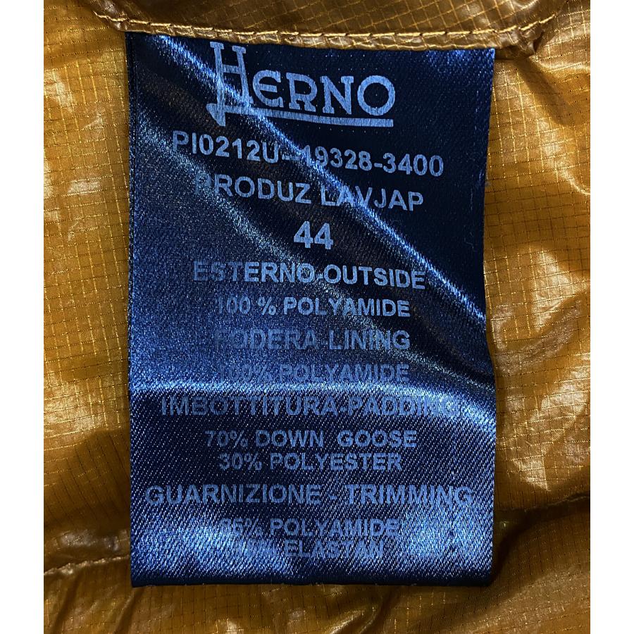 【良品】 ヘルノ ダウンジャケット オレンジ サイズ42 Herno ジップアップ ダウンジャケット | オレンジ | FARFETCH JP