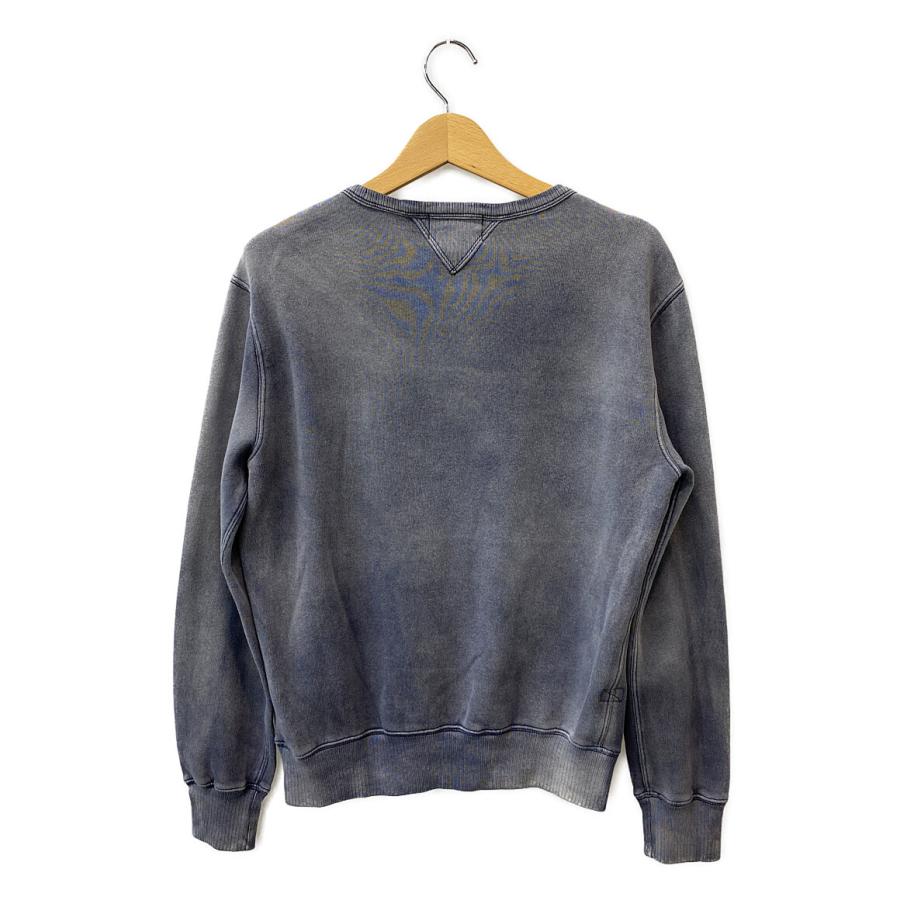 【人気デザイン】 ポロ ラルフローレン USED品 ダメージ加工 スウェット ダブルアールエルラルフローレン スウェット ダメージ加工 ネイビー