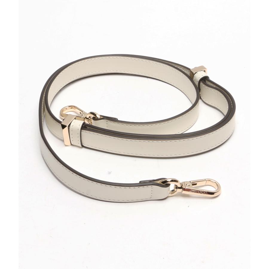 mｍczo 新品、未使用　JIMMY CHOO ベージュ ショルダー JIMMY CHOO】ショルダーバッグ（オフホワイト）