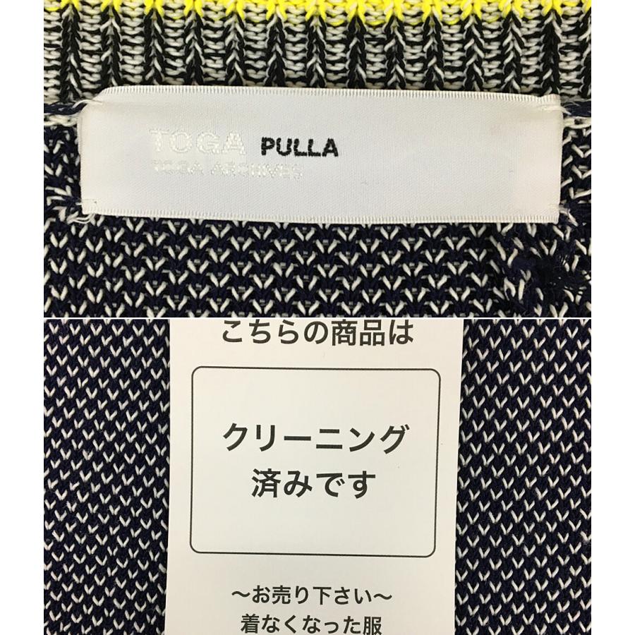 トーガプルラ カーディガン ドッキングチェックロング レディース SIZE 36 TOGA PULLA 中古｜hugall｜03