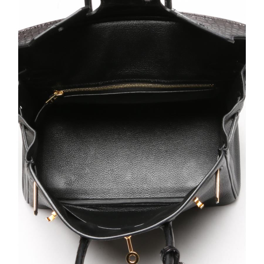 エルメス ハンドバッグ バーキン25 トゴ クロコ レディース HERMES