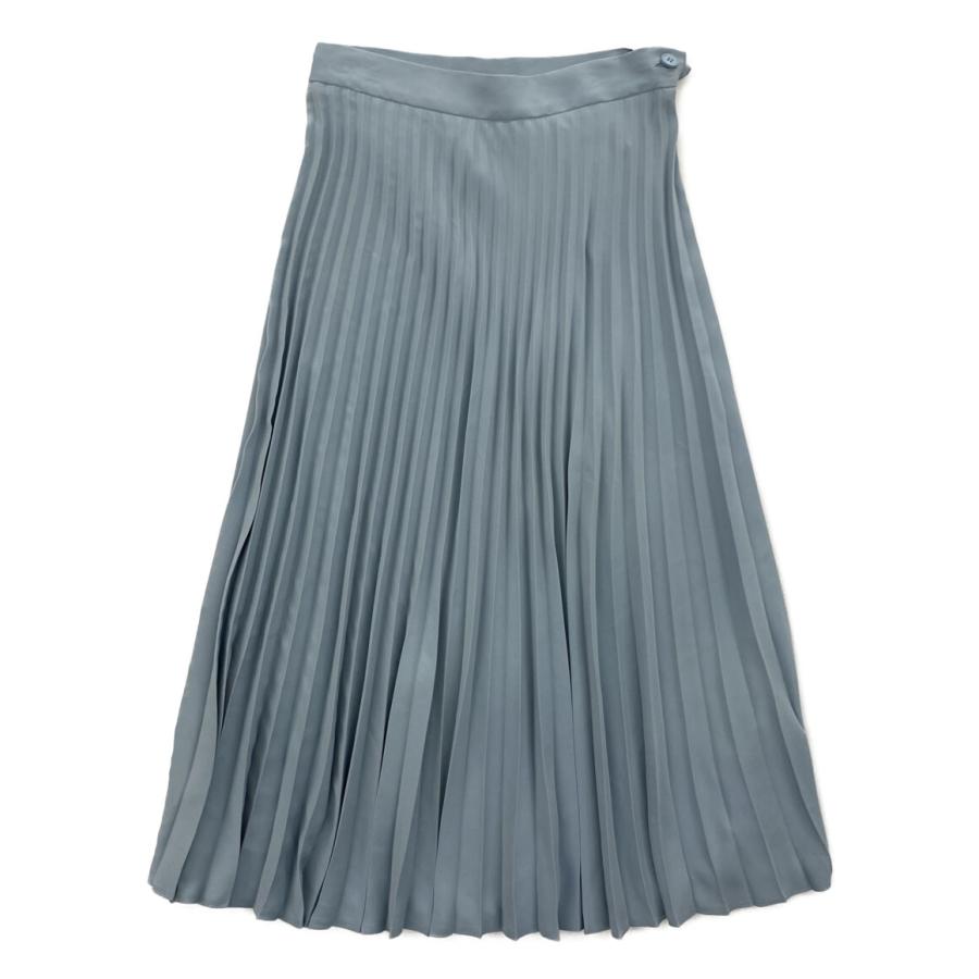 メゾンマルジェラ スカート MM6 ブルー プリーツ S52MA0095 レディース  