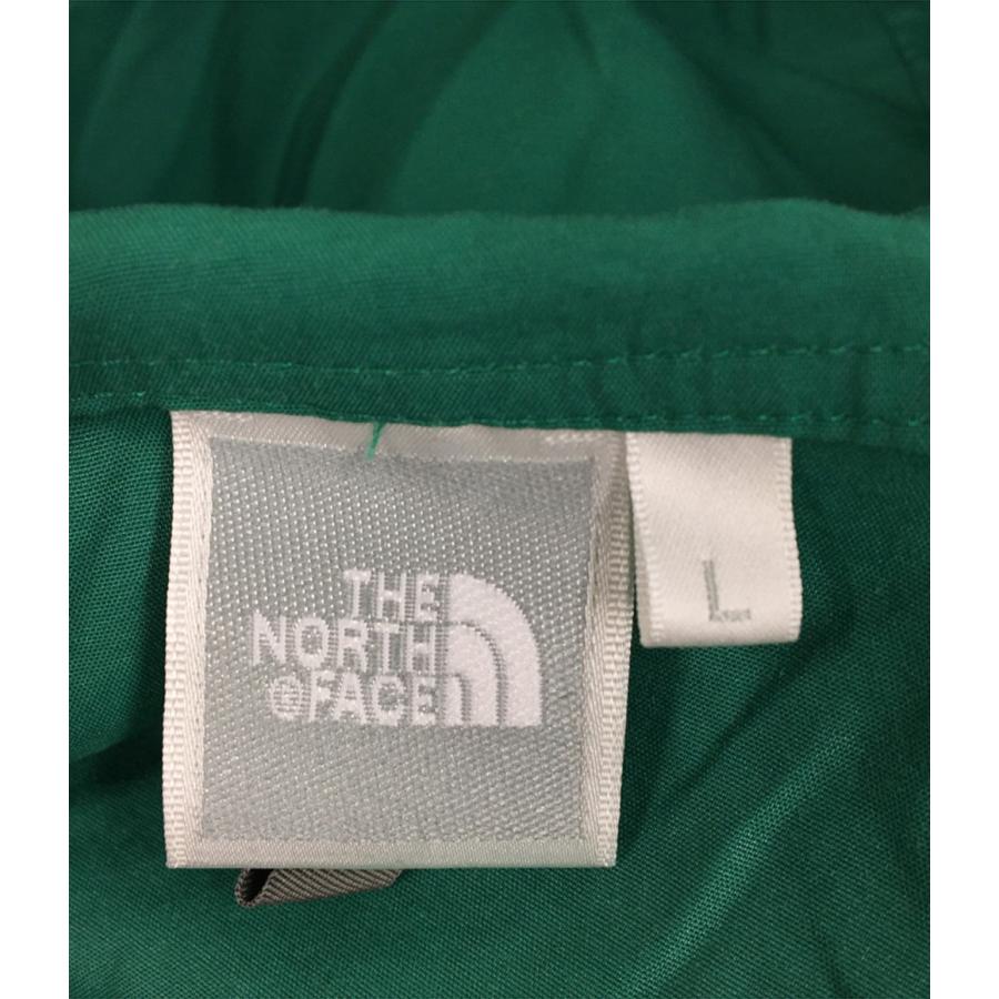 ザノースフェイス マウンテンパーカー グリーン×ネイビー レディース
