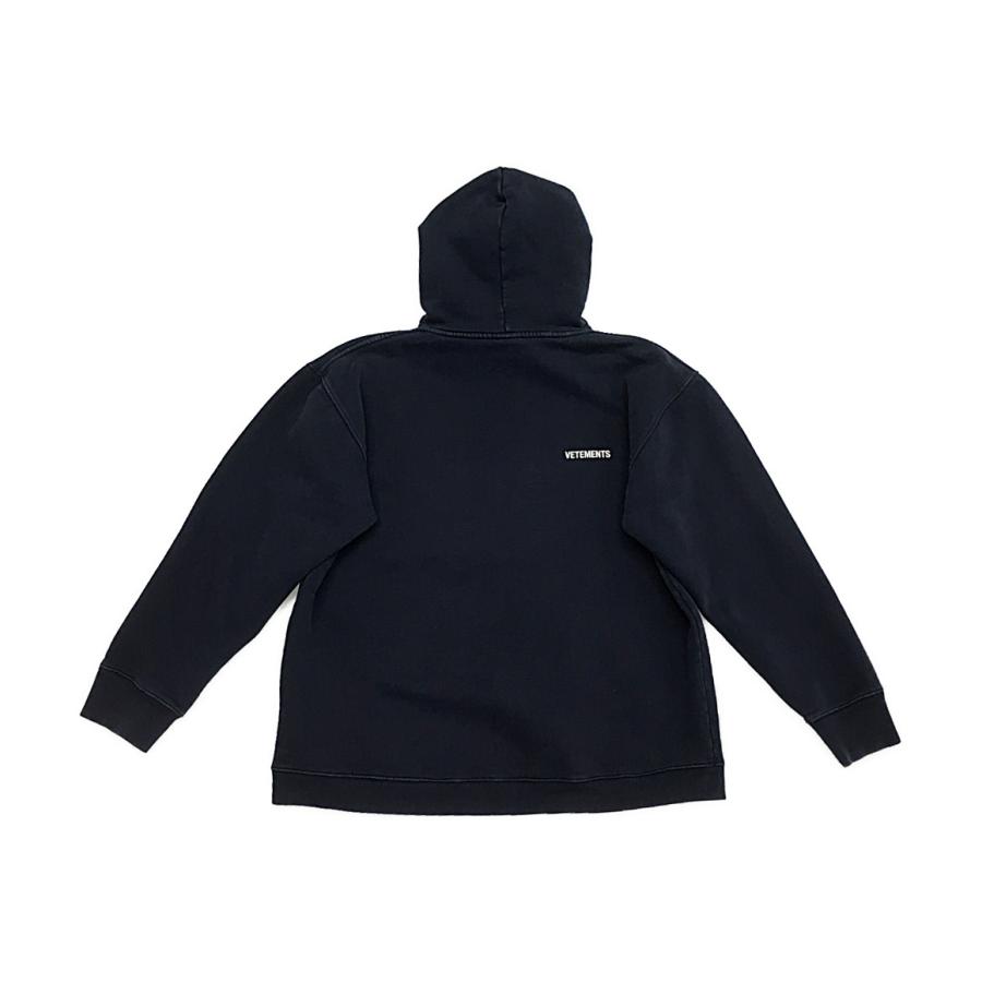 ヴェトモン パーカー ネイビー 20ss メンズ SIZE M VETEMENTS 中古 