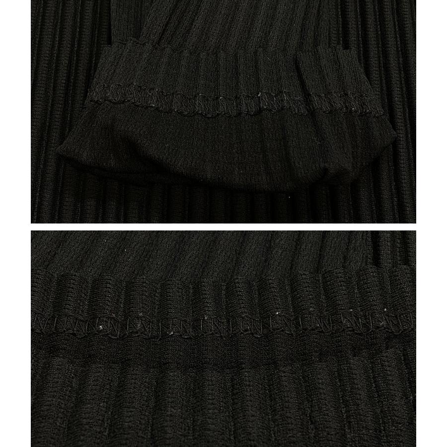 イッセイミヤケオムプリッセ 長袖Tシャツ カーキ HP23JK143