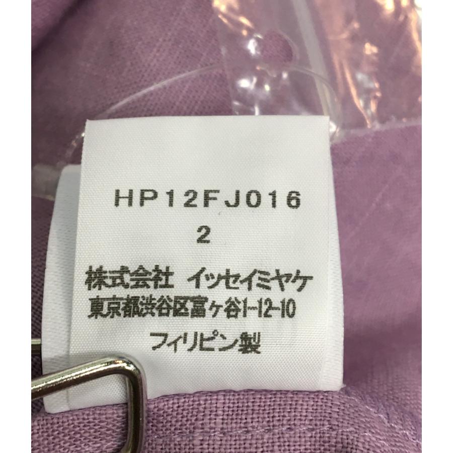 美品 オム プリッセ イッセイミヤケ シャツジャケット コットン リネン 