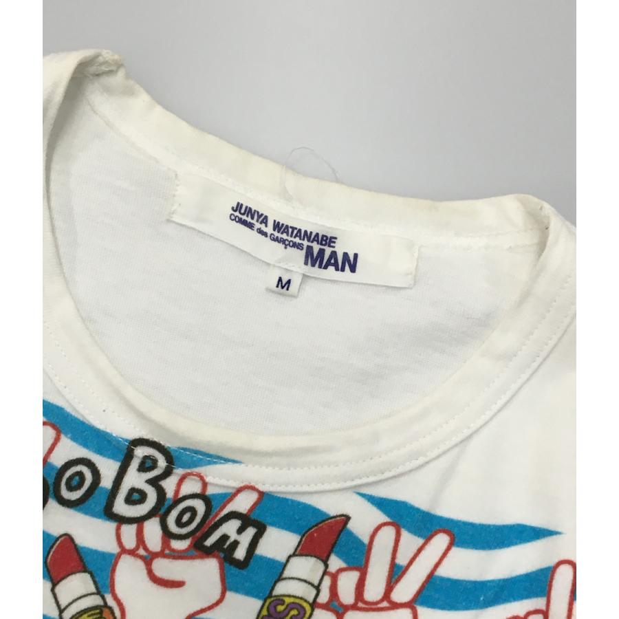 コムデギャルソンジュンヤワタナベマン 半袖Tシャツ プリント 03SS WM