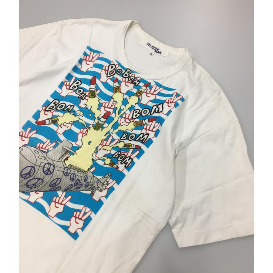 コムデギャルソンジュンヤワタナベマン 半袖Tシャツ プリント 03SS WM