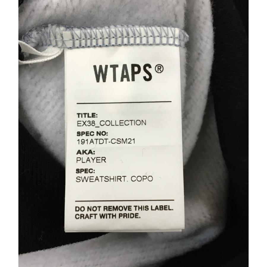 美品 ダブルタップス スウェット PLAYER SWEATSHIRT 191ATDT-CSM21