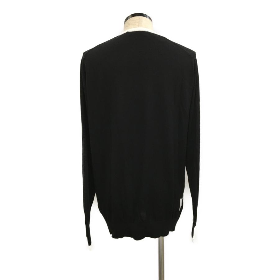 【美品】ジョンスメドレー コットン ハイゲージニット ブラック Sサイズ 美品 ジョンスメドレー フラグメント デザイン シークエル