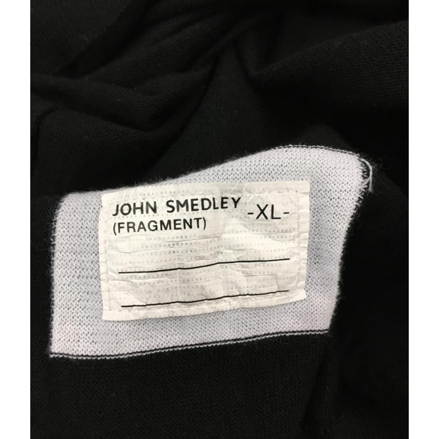 【美品】ジョンスメドレー コットン ハイゲージニット ブラック Sサイズ 美品 ジョンスメドレー フラグメント デザイン シークエル