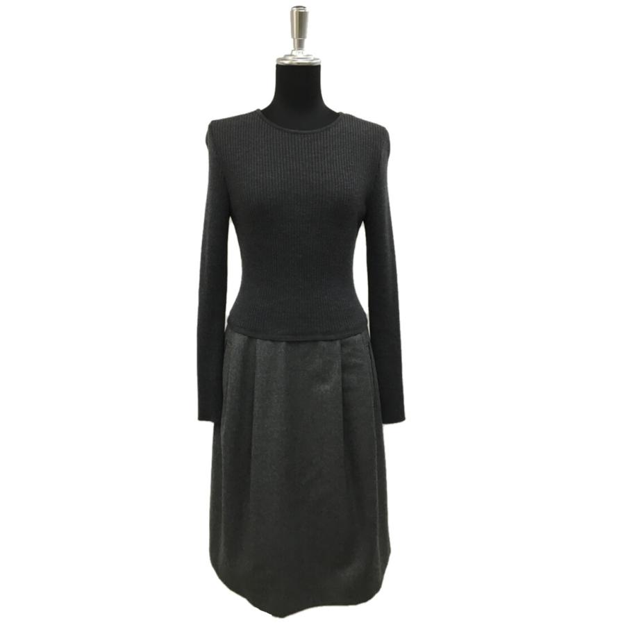 ＦＯＸＥＹ ウールワンピース　　アイボリー　秋冬　38 M相当 新品☆FOXEY☆フォクシーニューヨーク☆ニットワンピース☆黒