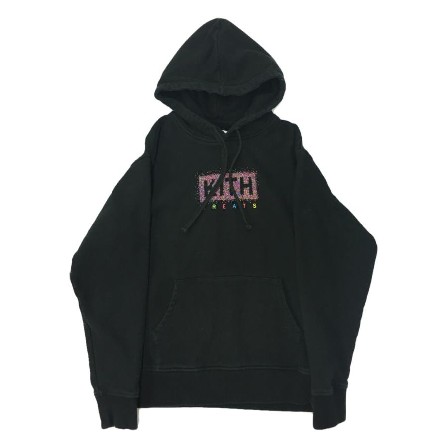 キストリーツ パーカー ブラック メンズ SIZE S KITH TREATS 中古 