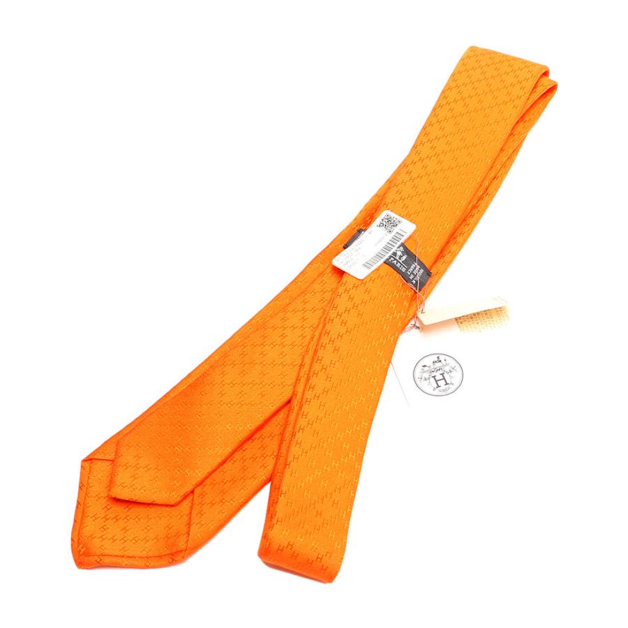 新品同様 エルメス ネクタイ オレンジH メンズ HERMES 中古 : Rehello