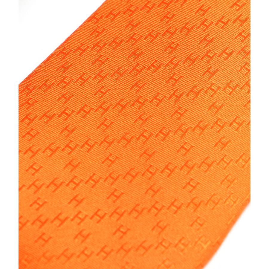 新品同様 エルメス ネクタイ オレンジH メンズ HERMES 中古 : Rehello