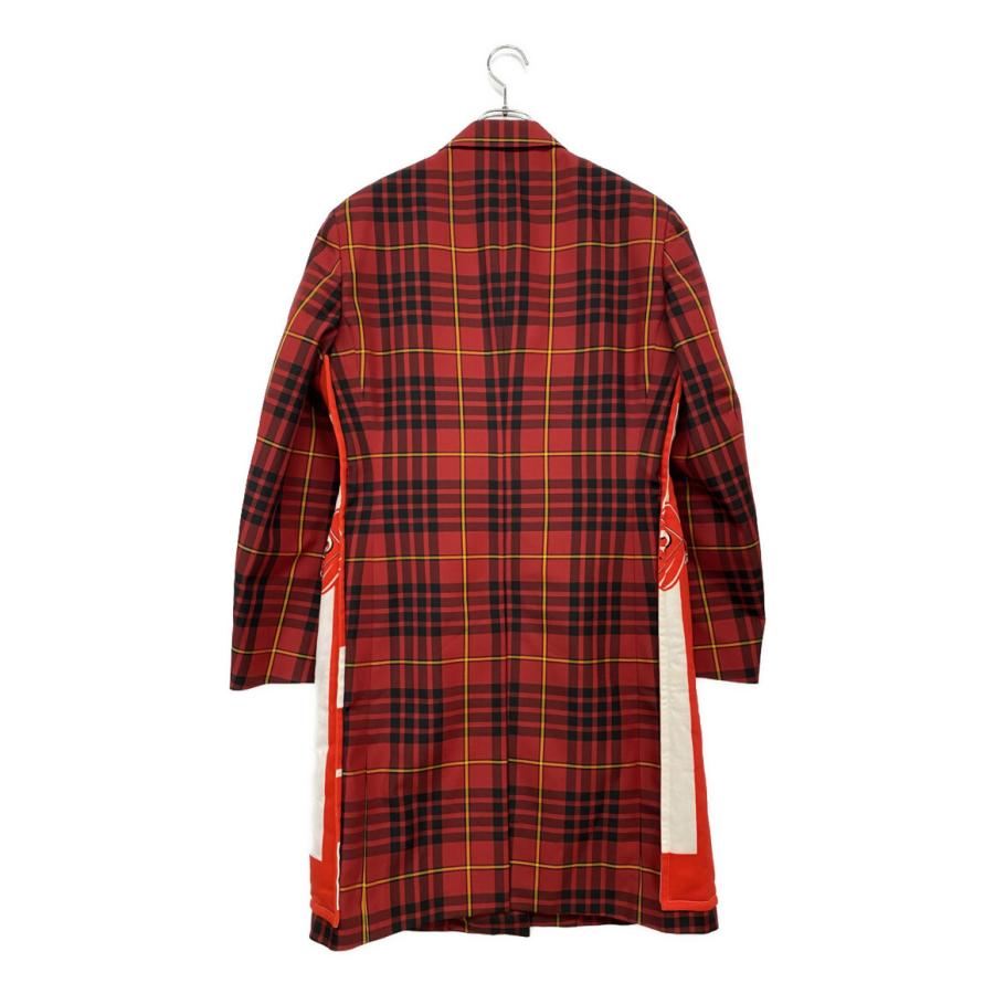 美品 コムデギャルソンオムプリュス レイヤードチェックコート 20AW PF