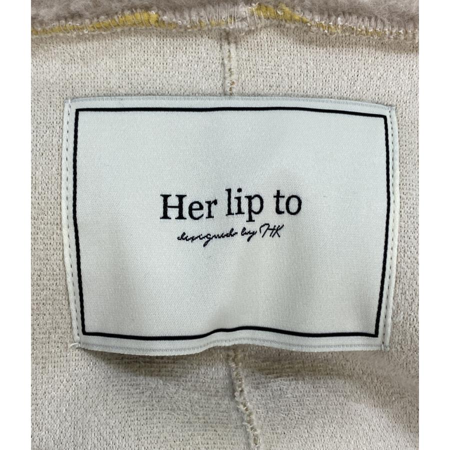 美品◎Her lip to フルールシェアリングボアコート ピンク こじはる Her lip to（ハーリップトゥー）の「Fleur Shearling Boa Coat（その他