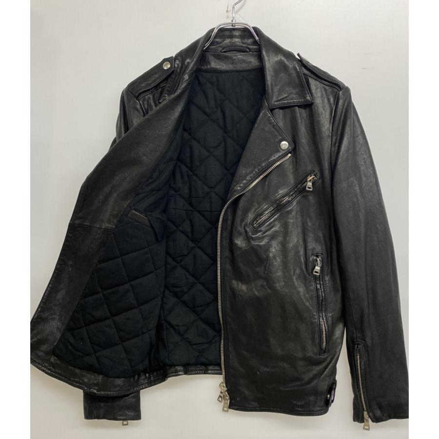 BALMAIN（バルマン） ライダースジャケット ラムレザー BLK メンズ