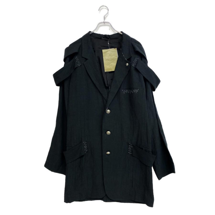 【最安値】ヨウジヤマモトプールオム24awノーカラージャケット 最安値】ヨウジヤマモトプールオム24awノーカラージャケット Yohji