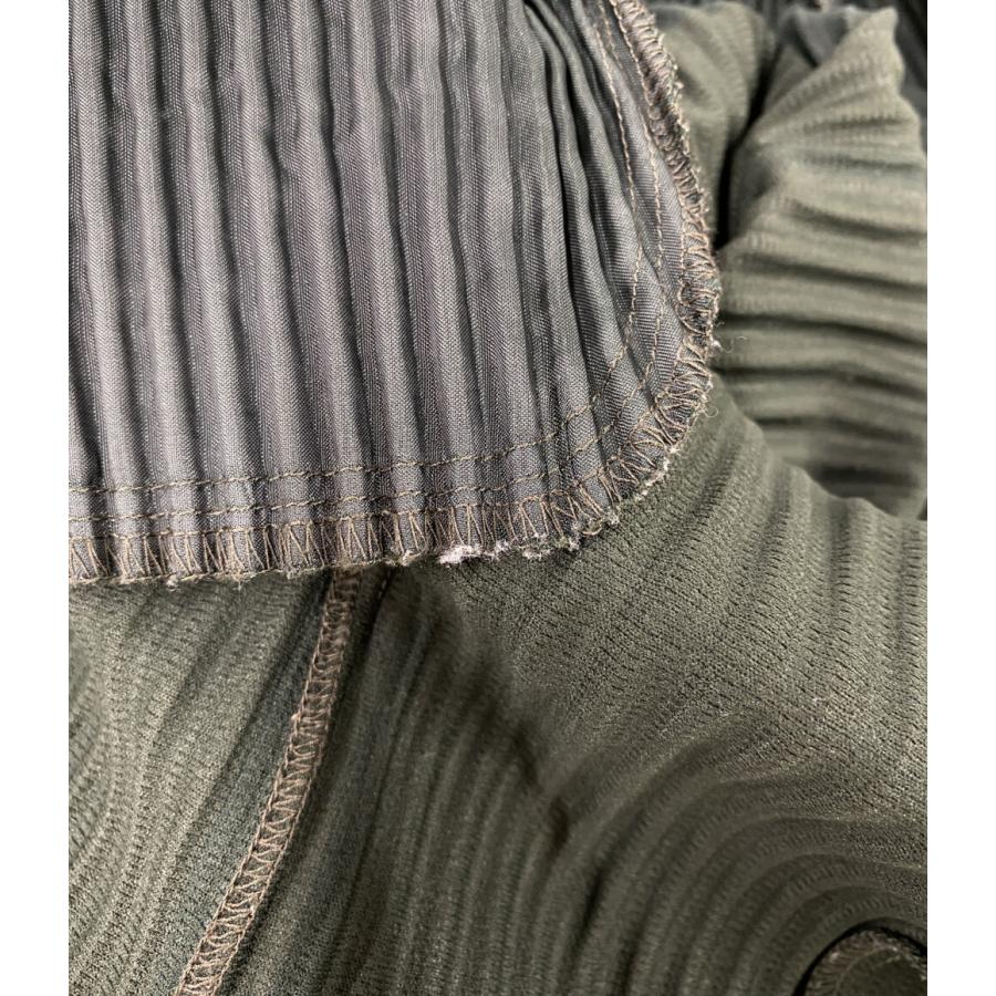 homme plisse オムプリッセ プリーツ サルエルパンツ モスグリーン Homme Plissé Issey Miyake Monthly Colors October Pants in Moss