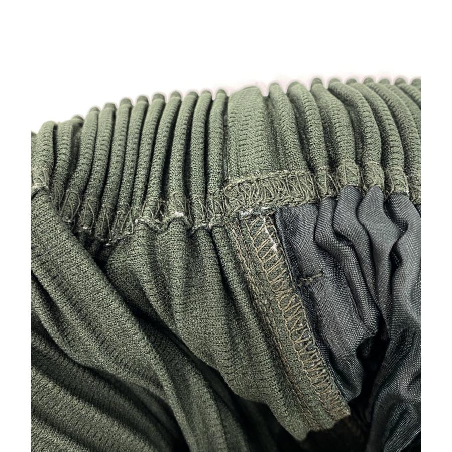 オム プリッセ イッセイミヤケ プリーツパンツ グリーン HP41JF171