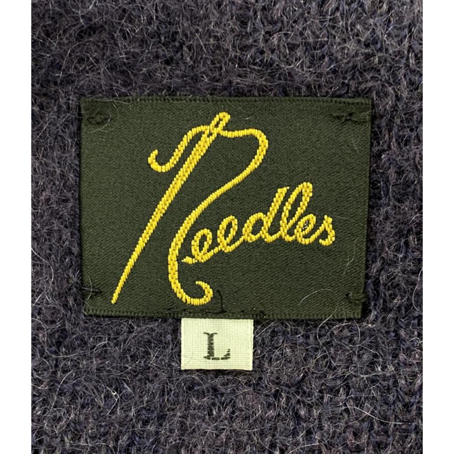 新品未使用 NEEDLES ニードルズ モヘアカーディガンsize:L Needles（ニードルス） モヘアカーディガン Vネック PPL メンズ SIZE L