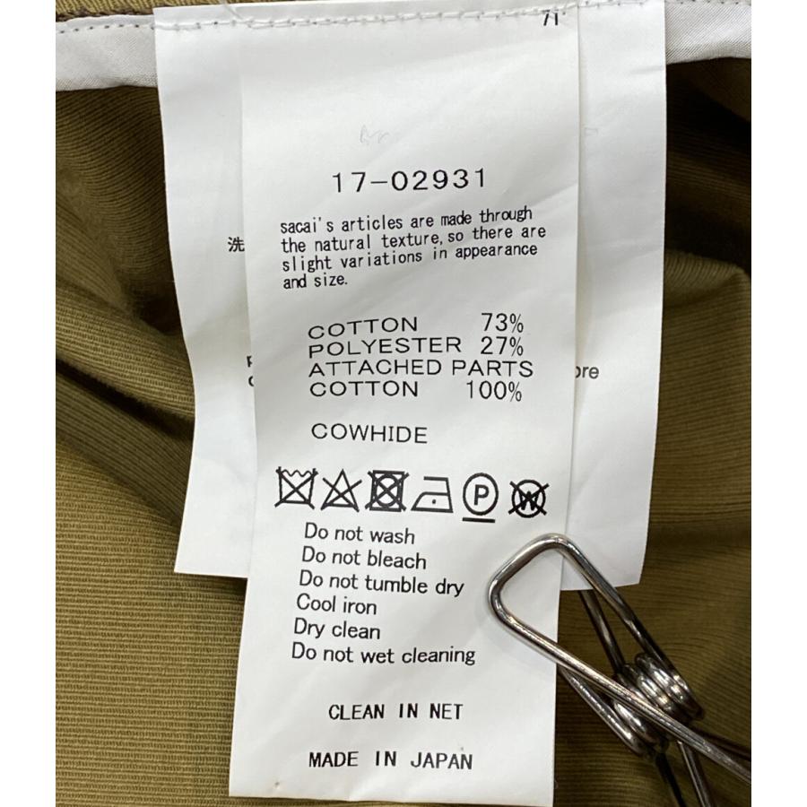 sacai（サカイ） ドッキングモッズコート 2017 レディース SIZE 2