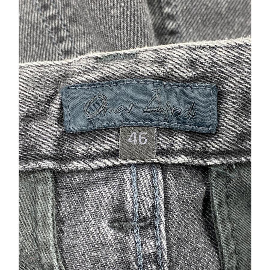 オマールアフリディ デニムパンツ RIVETED WIDE CROPPED DENIM