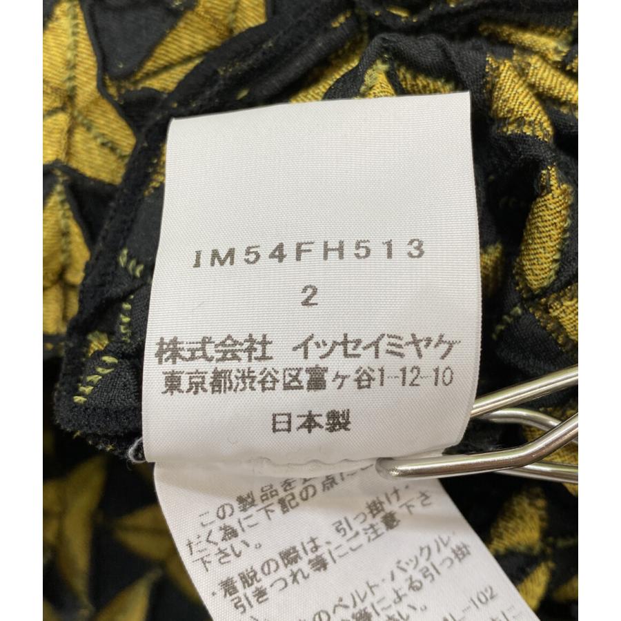 美品 イッセイミヤケ 半袖ワンピース スチーム3Dストレッチ IM54FH513