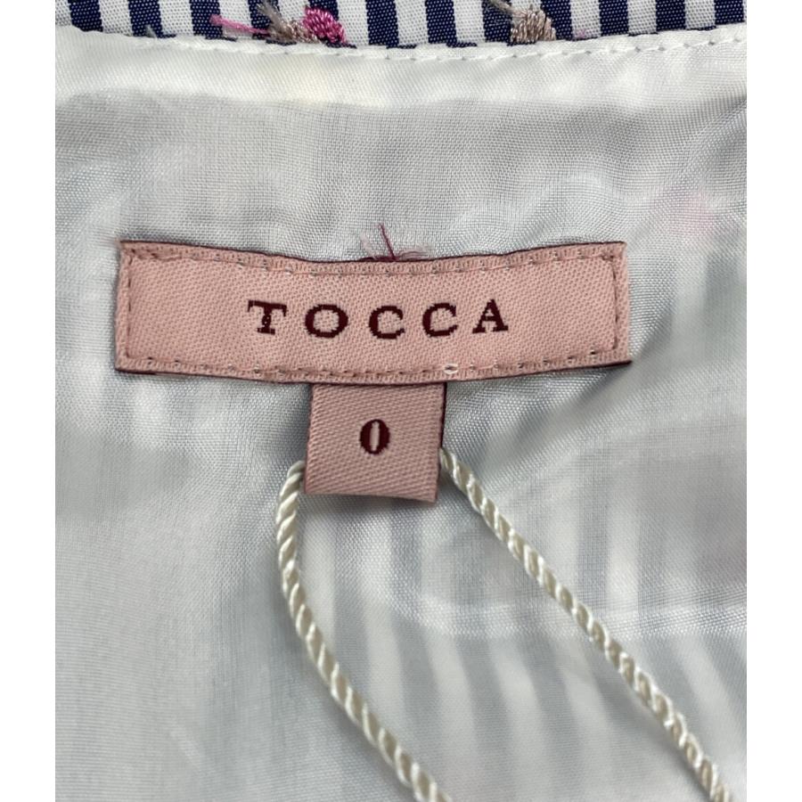 TOCCA トッカ ノースリーブワンピース 110cm 刺繍 フォーマル 美品 美品 トッカ ノースリーブワンピース FULL BLOOM ドレス 664-5.OP.TO